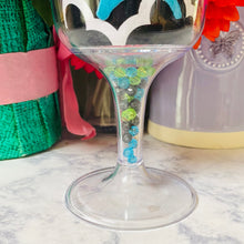 Load image into Gallery viewer, Personalized Acrylic Wine Goblet Initial L