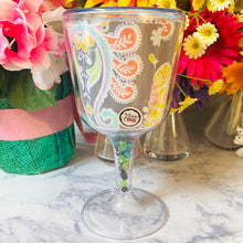 Load image into Gallery viewer, Personalized Acrylic Wine Goblet Initial S | FREE Shipping | All Sales Final