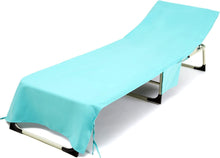 Load image into Gallery viewer, Beach Chair Cover, Lounge Chair Cover, Pool Chair Cover Mint