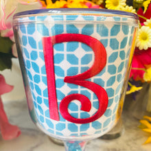 Load image into Gallery viewer, Personalized Acrylic Wine Goblet Initial B | FREE Shipping | All Sales Final