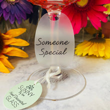Load image into Gallery viewer, Someone Special Wine Glass with Red Poppies Decor