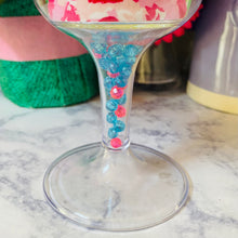 Load image into Gallery viewer, Personalized Acrylic Wine Goblet Initial S