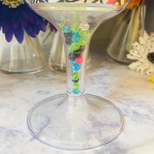 Load image into Gallery viewer, Personalized Acrylic Wine Goblet Initial E | FREE Shipping | All Sales Final