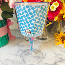Load image into Gallery viewer, Personalized Acrylic Wine Goblet Initial B | FREE Shipping | All Sales Final