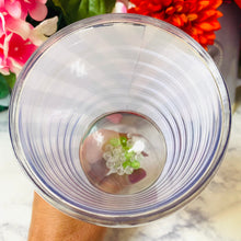 Load image into Gallery viewer, Personalized Acrylic Wine Goblet Initial E | FREE Shipping | All Sales Final