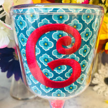 Load image into Gallery viewer, Personalized Acrylic Wine Goblet Initial G