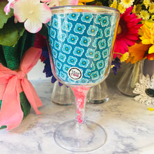 Load image into Gallery viewer, Personalized Acrylic Wine Goblet Initial G