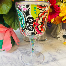 Load image into Gallery viewer, Personalized Acrylic Wine Goblet Initial E | FREE Shipping | All Sales Final
