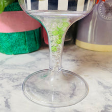 Load image into Gallery viewer, Personalized Acrylic Wine Goblet Initial E | FREE Shipping | All Sales Final