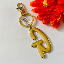 Load image into Gallery viewer, Safari Leopard Print Initial Keychain Key Ring Initial G | FREE Shipping | All Sales Final