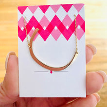 Load image into Gallery viewer, Sideways Initial Necklace Gold Initial C | FREE Shipping | All Sales Final