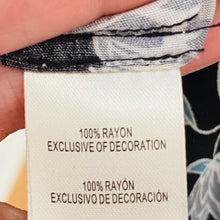 Load image into Gallery viewer, Simply Noelle Lotus Flower Top in Black/Teal | FREE Shipping | Size XS (Sizes 4 - 6) NWT | All Sales Final