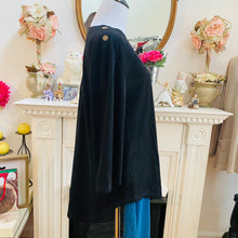 Load image into Gallery viewer, Simply Noelle All Suede Top in Black | FREE Shipping | Small/Medium Size 8-10 NWT | All Sales Final