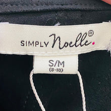 Load image into Gallery viewer, Simply Noelle All Suede Top in Black | FREE Shipping | Small/Medium Size 8-10 NWT | All Sales Final