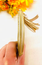 Load image into Gallery viewer, Embossed Initial Coin Purse Key Ring Letter "T" by Ganz (FREE Shipping)