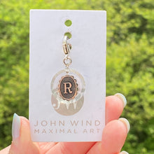Load image into Gallery viewer, John Wind R-Petite Silver Clear Crystal Enhancer Charm