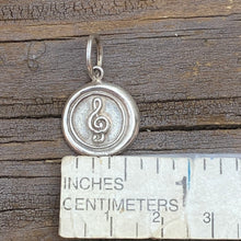 Load image into Gallery viewer, Waxing Poetic Past Time Music Charm