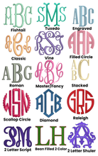 Load image into Gallery viewer, Personalized Packing Cubes Set of 3 Purple Seersucker | Monogram Travel Set | Embroidered Suitcase Cubes | FREE Shipping | All Sales Final