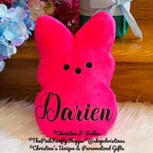 Load image into Gallery viewer, Plush Easter Peeps Personalized 9.5" Tall | All Sales Final