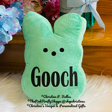 Load image into Gallery viewer, Plush Easter Peeps Personalized 9.5" Tall