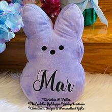 Load image into Gallery viewer, Plush Easter Peeps Personalized 9.5" Tall
