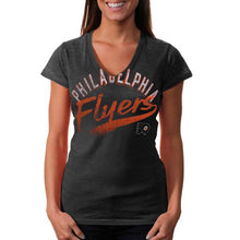 Load image into Gallery viewer, Philadelphia Flyers Audible Cape Sleeve Tee in Grey