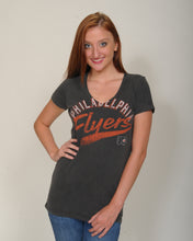 Load image into Gallery viewer, Philadelphia Flyers Audible Cape Sleeve Tee in Grey