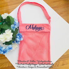 Load image into Gallery viewer, Personalized Seashell Tote Bags | FREE Shipping | All Sales Final