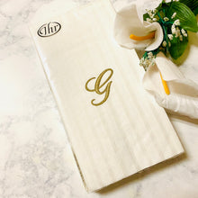 Load image into Gallery viewer, Boston International IHR 3-Ply Paper Napkins, Inital Guest Towel (16) Count (Variety of Letters)