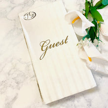 Load image into Gallery viewer, Boston International IHR 3-Ply Paper Napkins, Inital Guest Towel (16) Count (Variety of Letters)