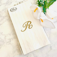 Load image into Gallery viewer, Boston International IHR 3-Ply Paper Napkins, Inital Guest Towel (16) Count (Variety of Letters)