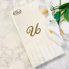 Load image into Gallery viewer, Boston International IHR 3-Ply Paper Napkins, Inital Guest Towel (16) Count (Variety of Letters)