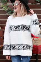 Load image into Gallery viewer, Aztec Pattern Popcorn Sweater from And The Why | All Sales Final | Free Shipping