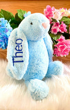 Load image into Gallery viewer, Blue Monogram Bunny