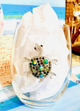 Load image into Gallery viewer, Turtle Diamond Stemless Wine Glass