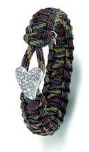 Load image into Gallery viewer, From Soldier to Soldier Camo Sterling Silver Swarovski Heart

