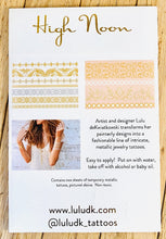 Load image into Gallery viewer, LuluDK High Noon Temp Jewelry Tattoos