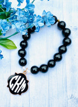 Load image into Gallery viewer, Monogrammed Quatrefoil Beaded Bracelet | All Sale Final