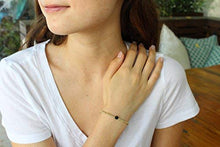 Load image into Gallery viewer, Lucky Feather Sweet Stone Stackable Stretch 14K Gold Dipped Bead Bracelet