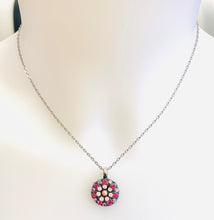 Load image into Gallery viewer, Mariana Guardian Angel Necklace Hot Pink &amp; Light Pink
