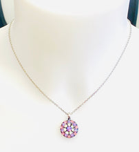 Load image into Gallery viewer, Mariana Guardian Angel Necklace Pink, Lavender &amp; Opal
