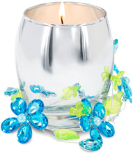 Load image into Gallery viewer, Mom Blue Flower - Soy Wax Candle 3.5oz Scent: Jasmine
