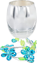 Load image into Gallery viewer, Mom Blue Flower - Soy Wax Candle 3.5oz Scent: Jasmine