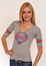 Load image into Gallery viewer, Philadelphia Phillies Trainer in Grey Top for Women