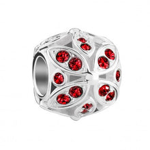 Load image into Gallery viewer, Chamilia Floral Accents Moonlight Light Siam Charm