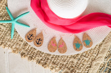 Load image into Gallery viewer, Painted Cork Summer Earrings