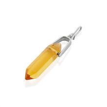 Load image into Gallery viewer, Alex and Ani Spiked Pendant November Topaz