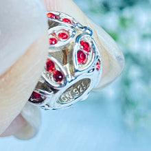 Load image into Gallery viewer, Chamilia Floral Accents Moonlight Light Siam Charm #2025-1637 (Free Shipping)