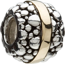 Load image into Gallery viewer, Chamilia Dots &amp; Line 14K Gold &amp; Sterling Silver Charm

