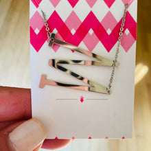 Load image into Gallery viewer, Sideways Initial Necklaces FREE Shipping
